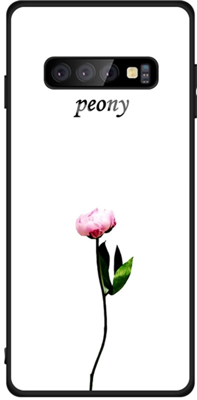 

Панель TOTO Glass Fashionable Case для Samsung Galaxy S10 Peon on White