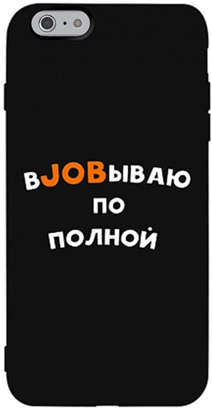 

Панель TOTO Matt TPU 2mm Print Case для Apple iPhone 6/6s Job Black