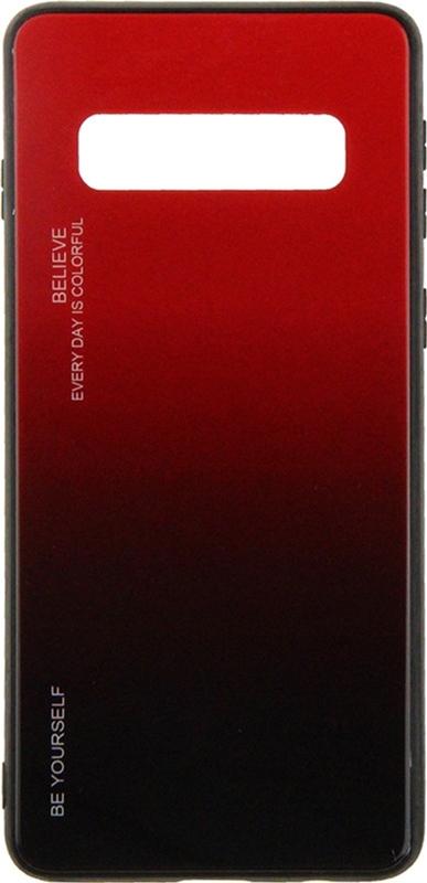 

Панель TOTO Gradient Glass Case для Samsung Galaxy S10 Red