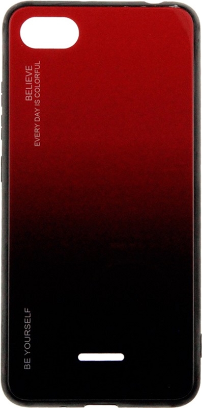 

Панель TOTO Gradient Glass Case для Xiaomi Redmi 6A Red