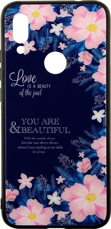 

Панель TOTO Glass Fashionable Case для Xiaomi Redmi 7 Flower Blue