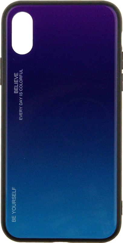

Панель TOTO Gradient Glass Case для Apple iPhone X Purple