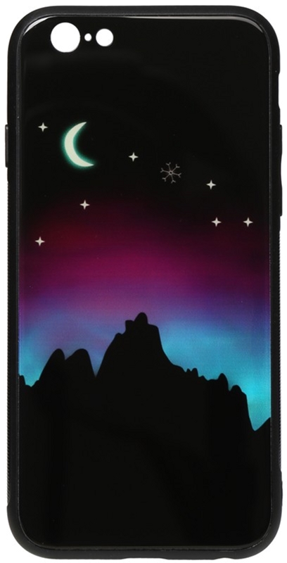 

Панель TOTO Night Light Print Glass Case для Apple iPhone 6/6s Young Moon