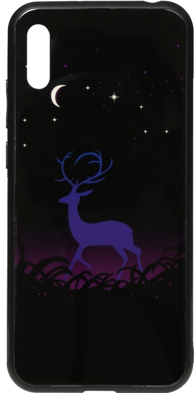 

Панель TOTO Night Light Print Glass Case для Huawei Y6 2019 Deer