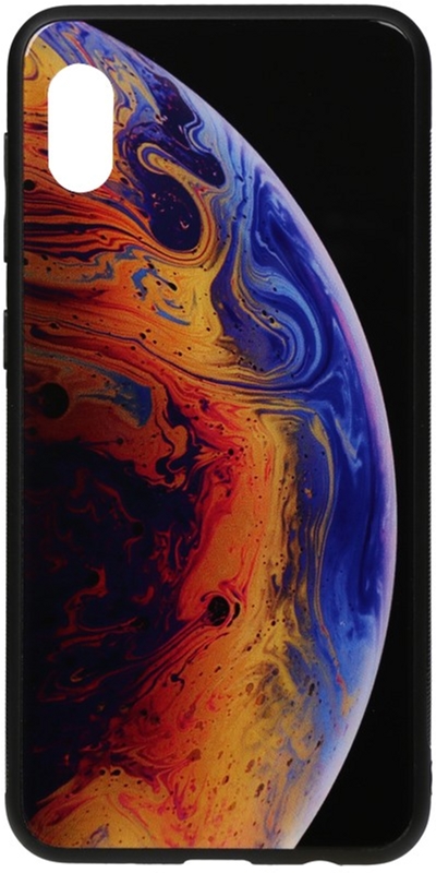 

Панель TOTO Print Glass Space Case для Huawei Y5 2019 Violet