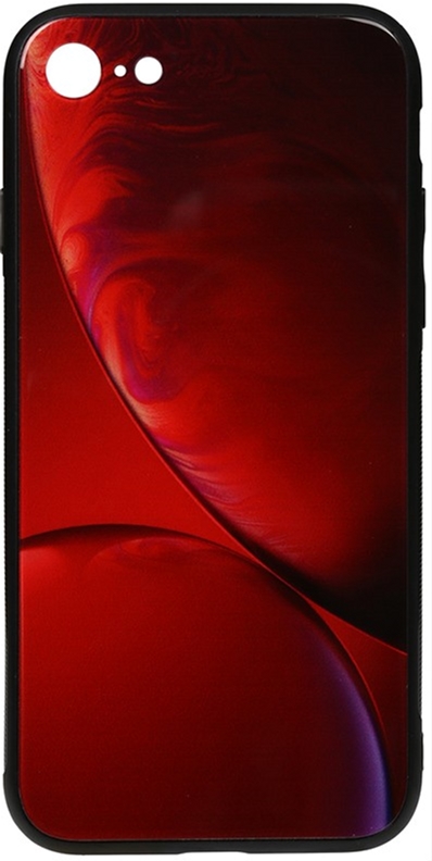 

Панель TOTO Print Glass Space Case для Apple iPhone 7/8 Rubin Red