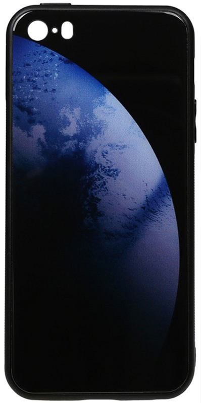 

Панель TOTO Print Glass Space Case для Apple iPhone SE/5s/5 Dark Blue