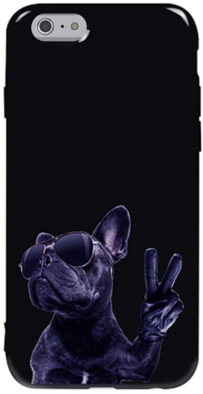

Панель TOTO Pure TPU 2mm Print Case для Apple iPhone 6/6s Cooldog Black