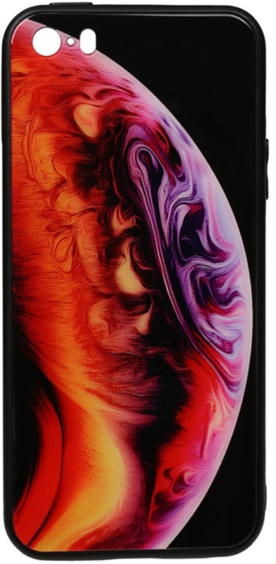 

Панель TOTO Print Glass Space Case для Apple iPhone SE/5s/5 Amethyst