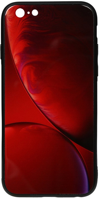 

Панель TOTO Print Glass Space Case для Apple iPhone 6 Plus/6s Plus Rubin Red