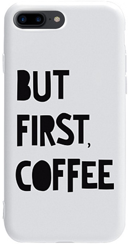 

Панель TOTO Pure TPU 2mm Print Case для Apple iPhone 7 Plus/8 Plus First Coffee White