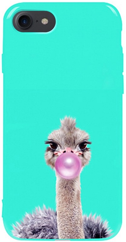 

Панель TOTO Pure TPU 2mm Print Case для Apple iPhone 7/8 Ostrich Gum Mint