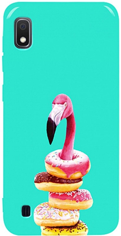 

Панель TOTO Pure TPU 2mm Print Case для Samsung Galaxy A10 Flamingo Donats Mint