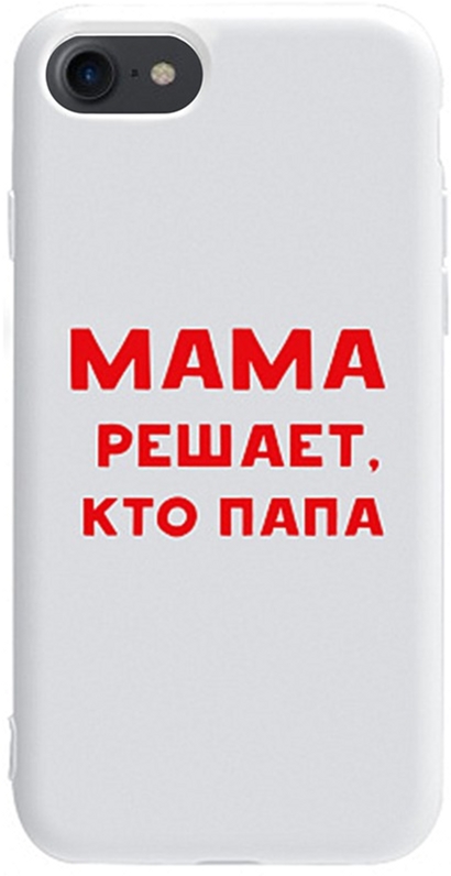 

Панель TOTO Pure TPU 2mm Print Case для Apple iPhone 7/8 Mama Reshaet White
