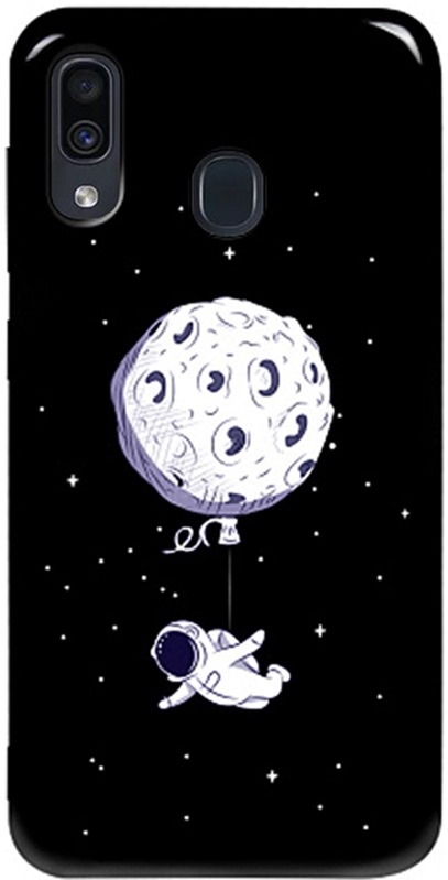 

Панель TOTO Pure TPU 2mm Print Case для Samsung Galaxy A20/A30 Space Moon Black
