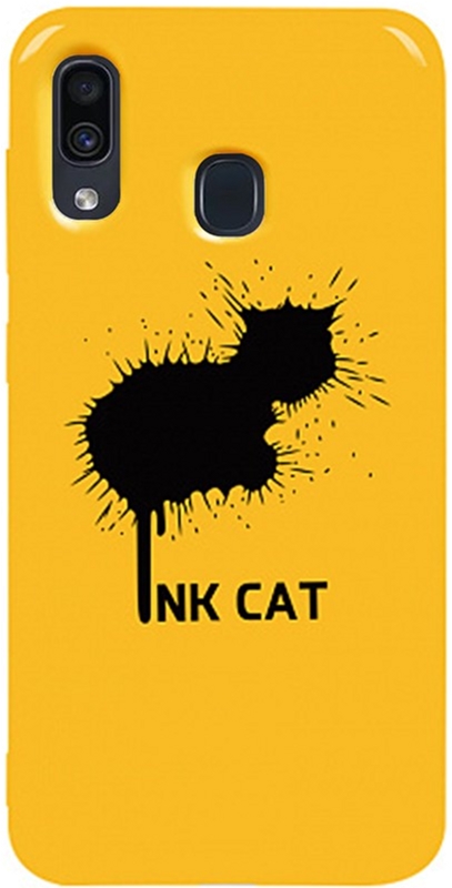 

Панель TOTO Pure TPU 2mm Print Case для Samsung Galaxy A20/A30 Inkcat Yellow