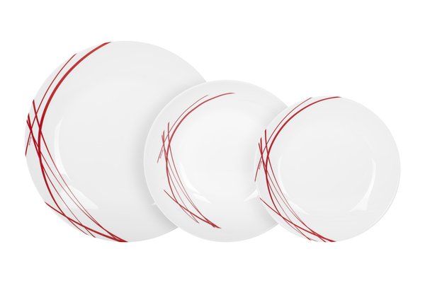

Сервиз столовый Arcopal Domitille Rouge 18 предметов 41032 MLM-P3363