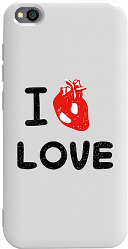 

Панель TOTO Pure TPU 2mm Print Case для Xiaomi Redmi Go Love Heart White