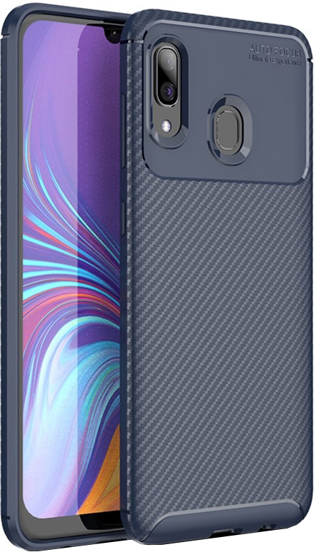 

Панель TOTO TPU Carbon Fiber 1.5mm Case для Samsung Galaxy A20/A30 Dark Blue