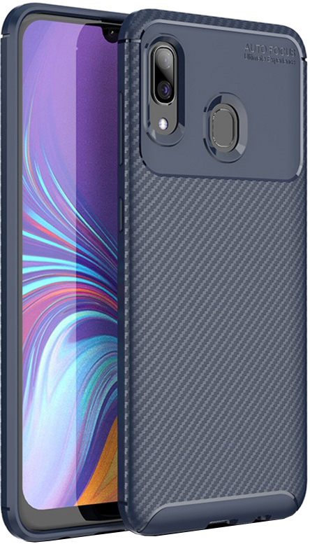 

Панель TOTO TPU Carbon Fiber 1.5mm Case для Samsung Galaxy A40 Dark Blue