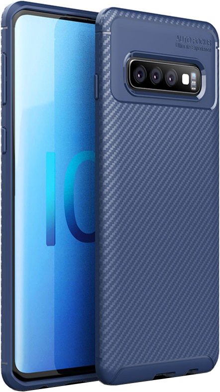 

Панель TOTO TPU Carbon Fiber 1.5mm Case для Samsung Galaxy S10+ Dark Blue