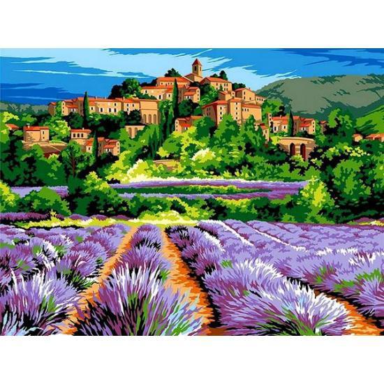 

Картина рисование по номерам Babylon Поле лаванды VK260 30х40см набор для росписи, краски, кисти, холст