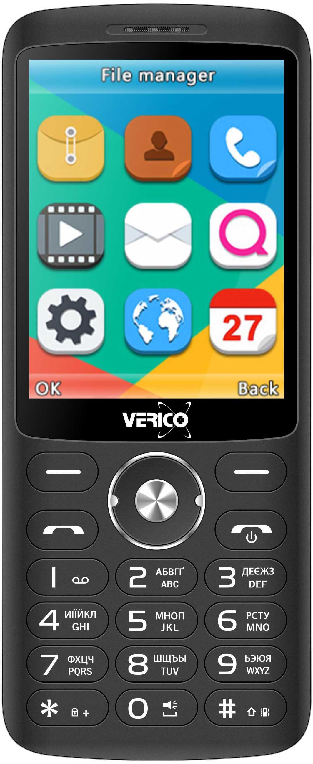 

Мобильный телефон Verico Style S283 Black