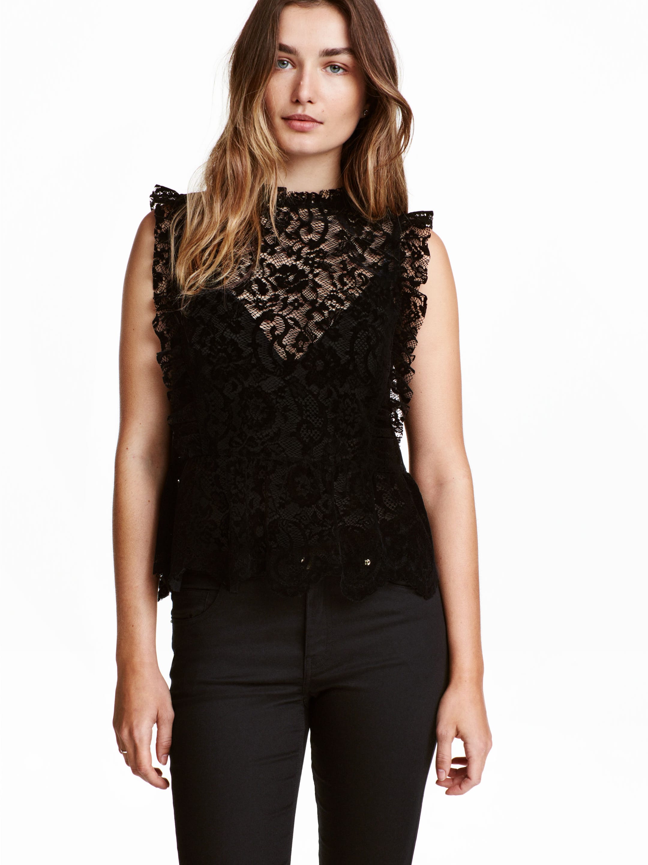 

Блузка H&M 4924695-ADMZ 42 Черная