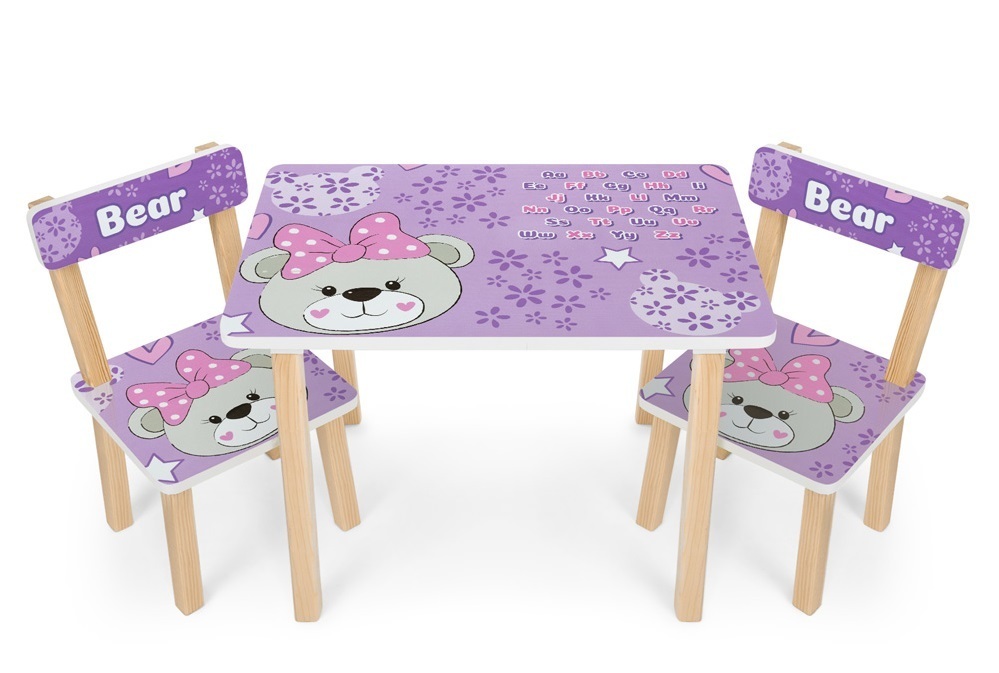 

Столик с 2-мя стульчиками Bambi Bear 501-121(EN) Purple (501-121(EN))