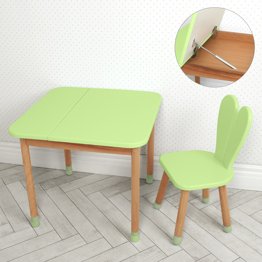 

Столик со стульчиком Bambi Зайчик 04-025G-BOX Green (04-025G-BOX)