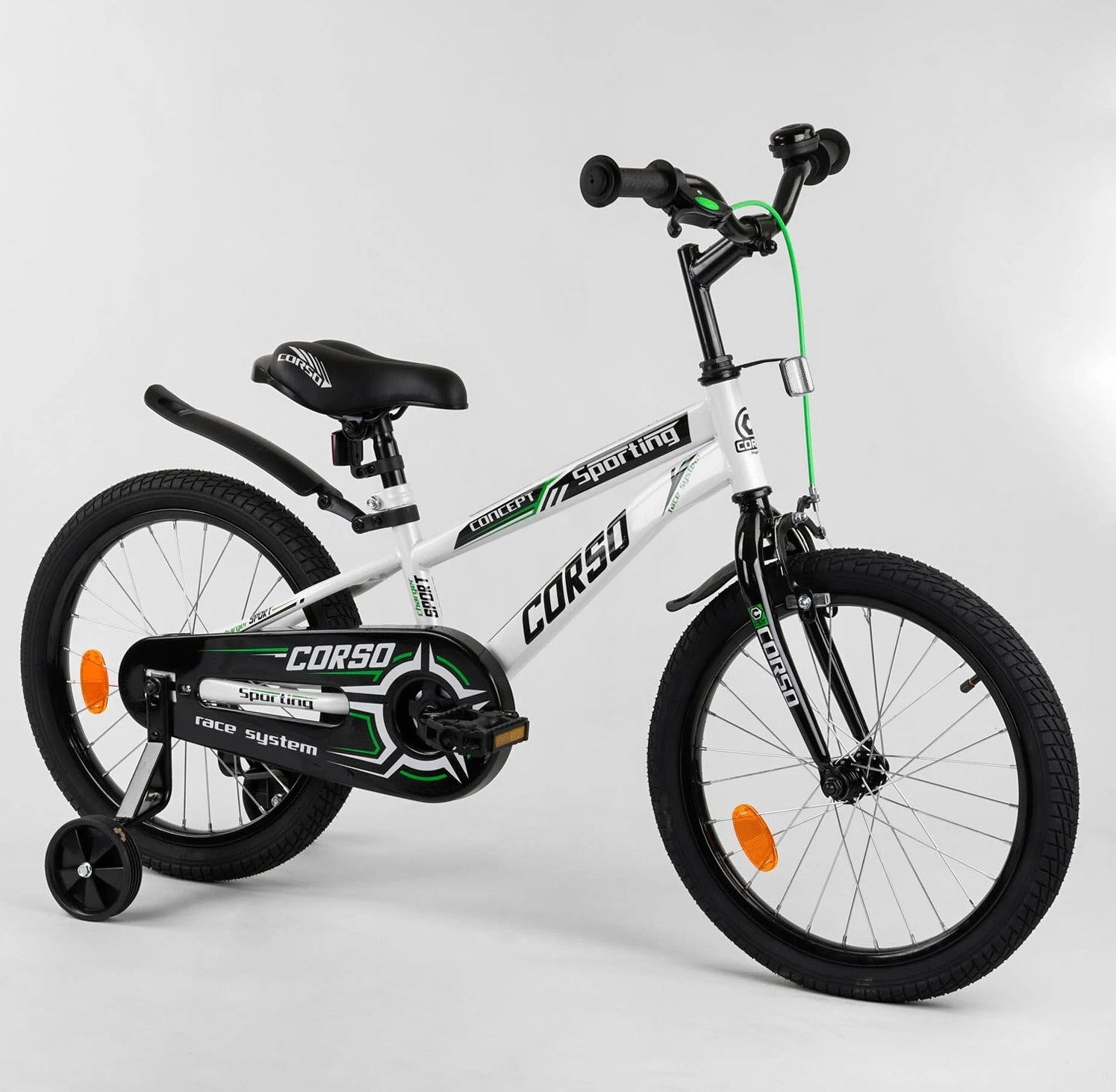 

Велосипед Corso 18" Sporting R-18578 White / Black (R-18578)