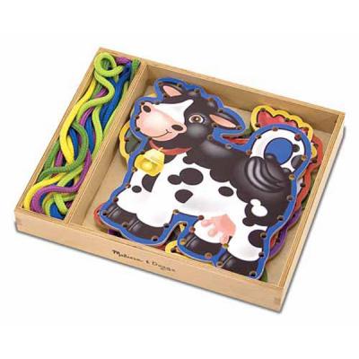 

Развивающая игрушка Melissa&Doug Шнуровка Ферма (MD3781)