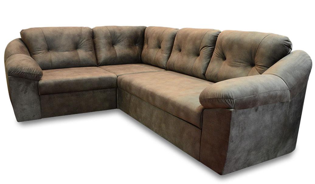 

Диван угловой Шейх (левый) Агат-М 300x225см Кофейный