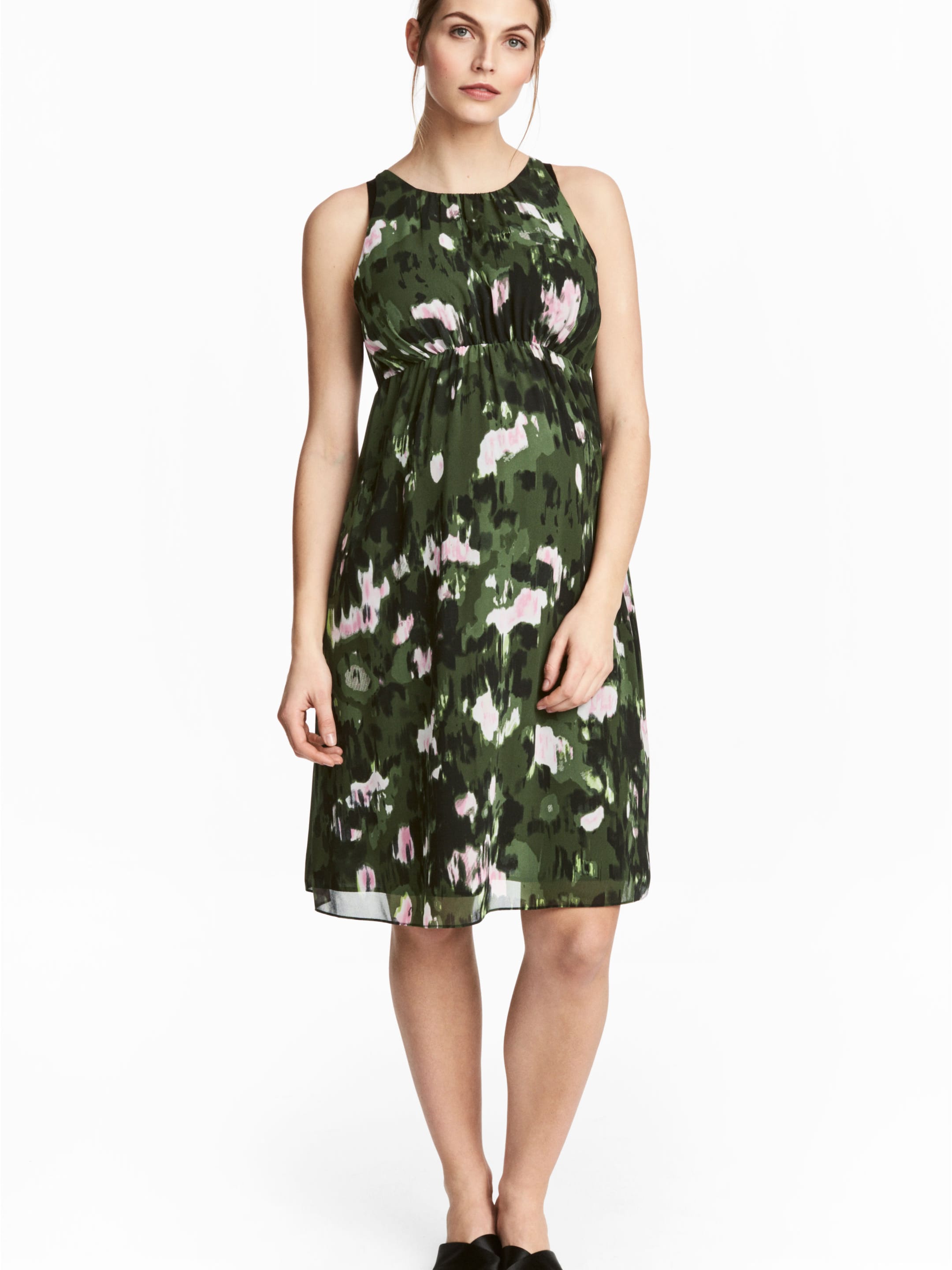 

Платье для беременных H&M 4429925-AANP XS Зеленое