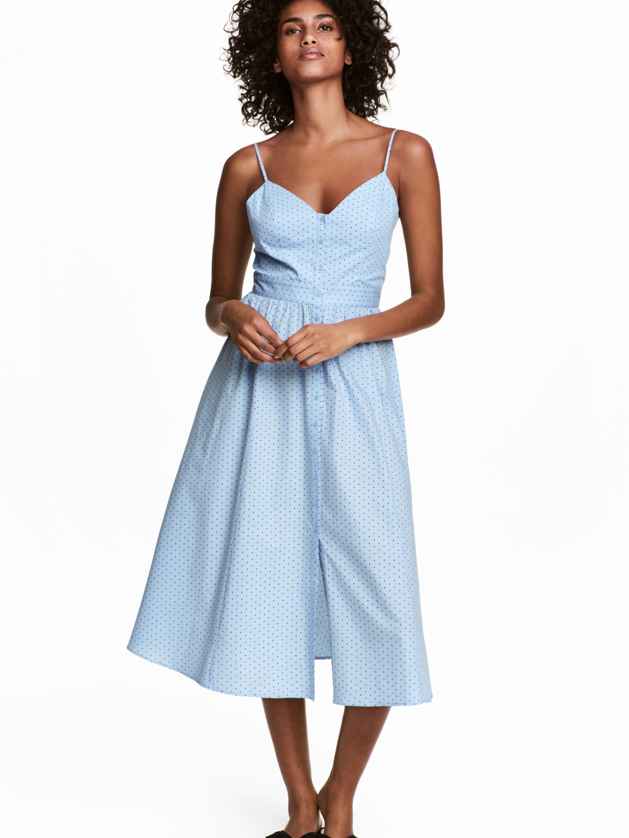 

Платье H&M 5328836-ADQS 34 Голубое с черным