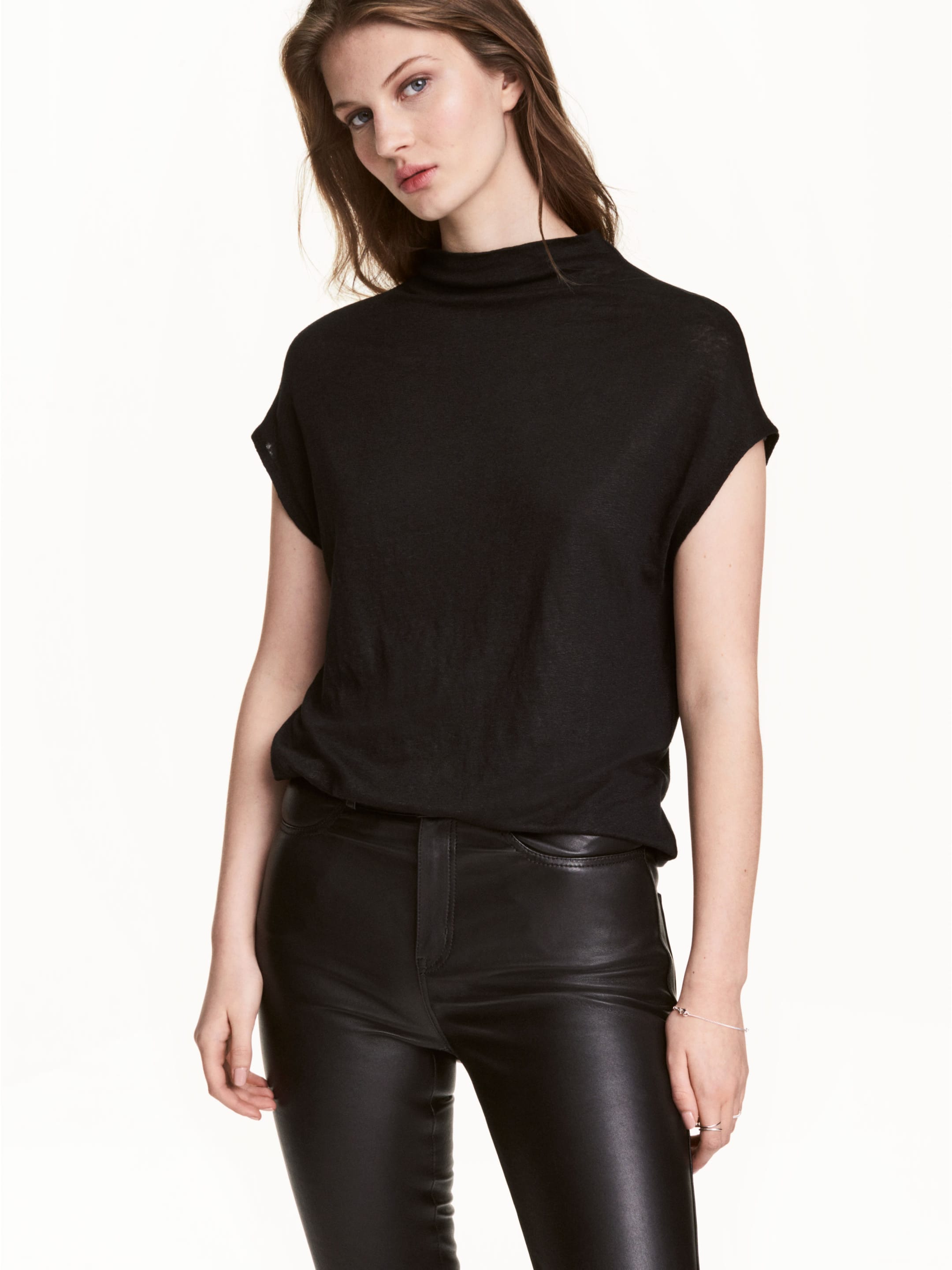 

Блузка H&M 4256915-AAAD 32 Черная