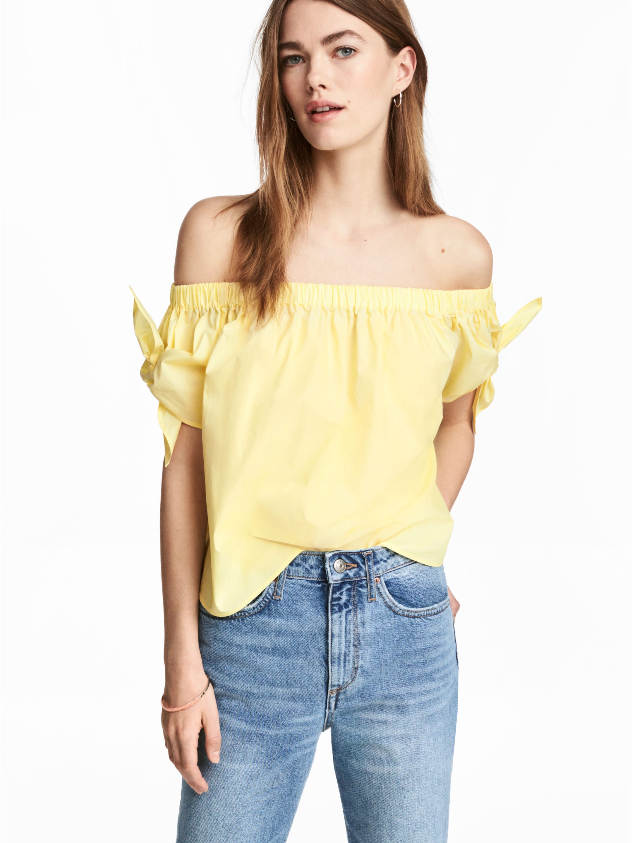 

Топ H&M 5278075-ACVL 46 Лимонный