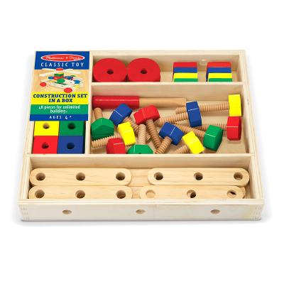 

Развивающая игрушка Melissa&Doug Деревянный строительный конструктор (MD5151)