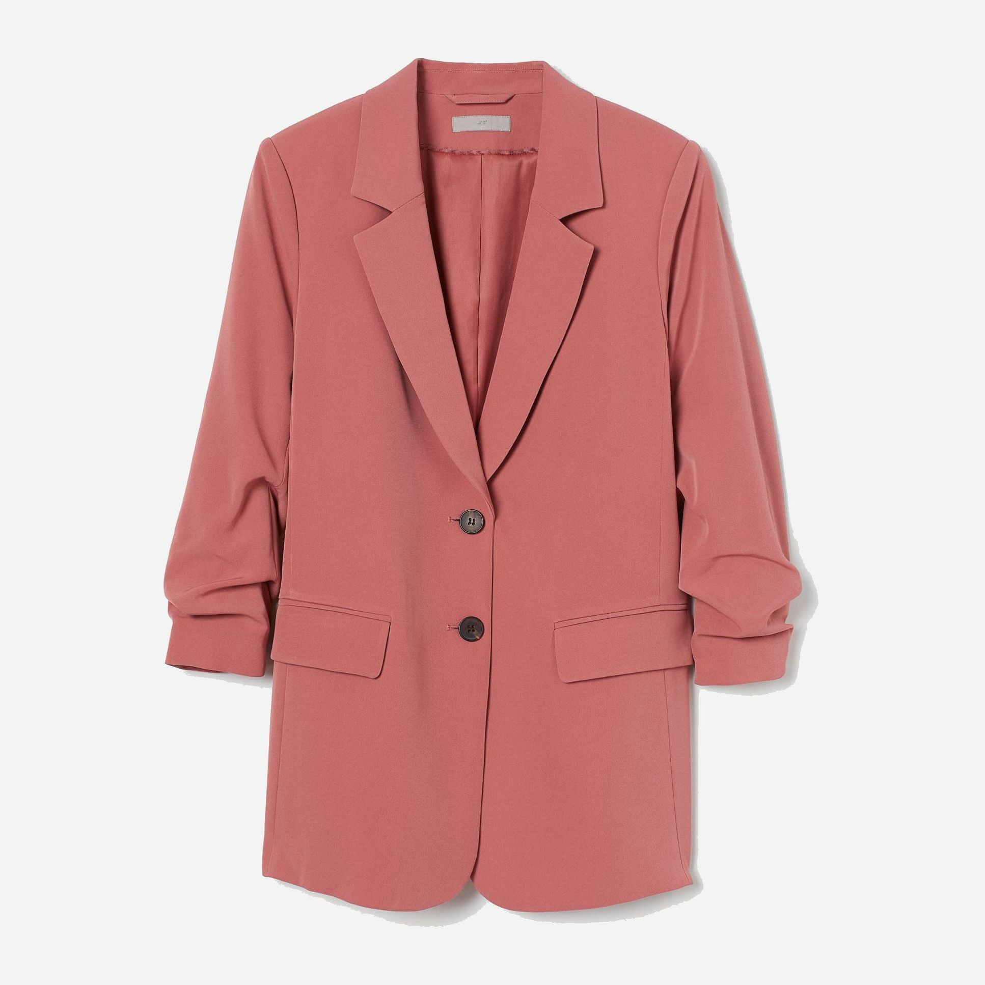 

Пиджак H&M 8869662sm 42 Темно-розовый