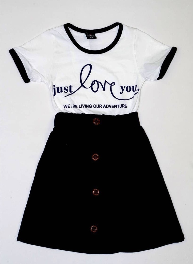 

Платье Sally 20101 - см Белое с черным, Платье Sally 20101 104-110 см Белое с черным