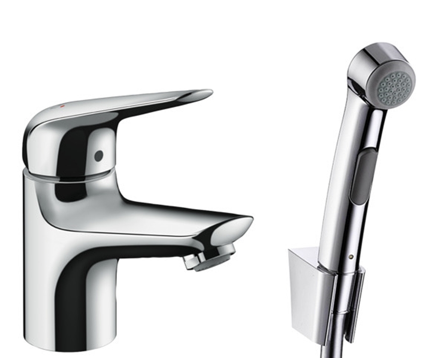 

Змішувач Hansgrohe Novus 70 для умивальника з гігієнічним душем (71144000)