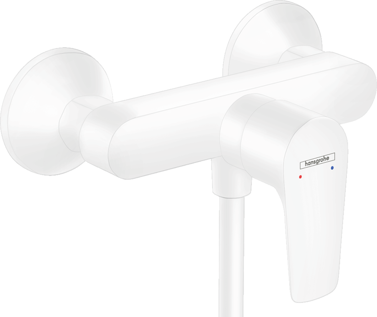 

Змішувач Hansgrohe Talis E для душу Matt White (71760700)