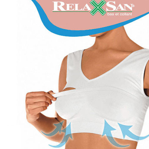 

Майка для кормящих женщин RelaxMaternity NURSING BRA арт.5700 Италия Relaxsan XL Белый (627-8651)