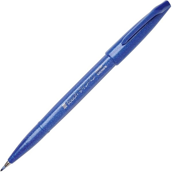 

Ручка Pentel Brush Sign Pen Tip синя гнучкий наконечник
