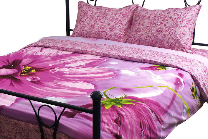 

Комплект постельного белья Руно Евро сатин арт.845.137К_20-1319 Fuchsia