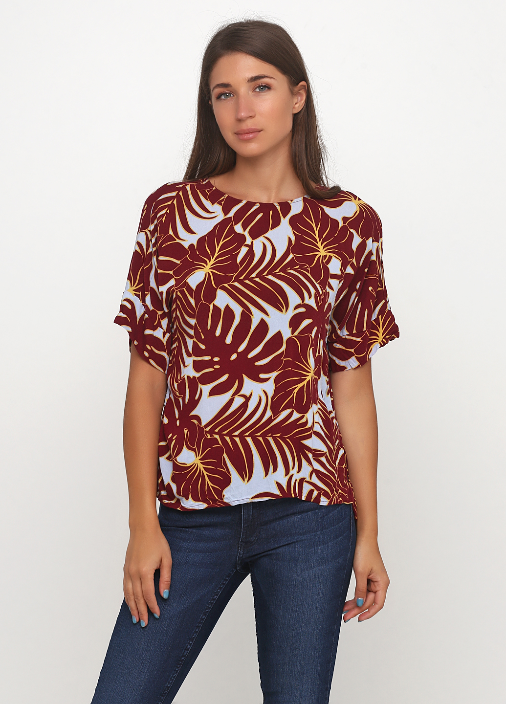 

Блуза H&M Ж1063096 цвет бордовый, Блуза H&M Ж1063096 цвет бордовый S