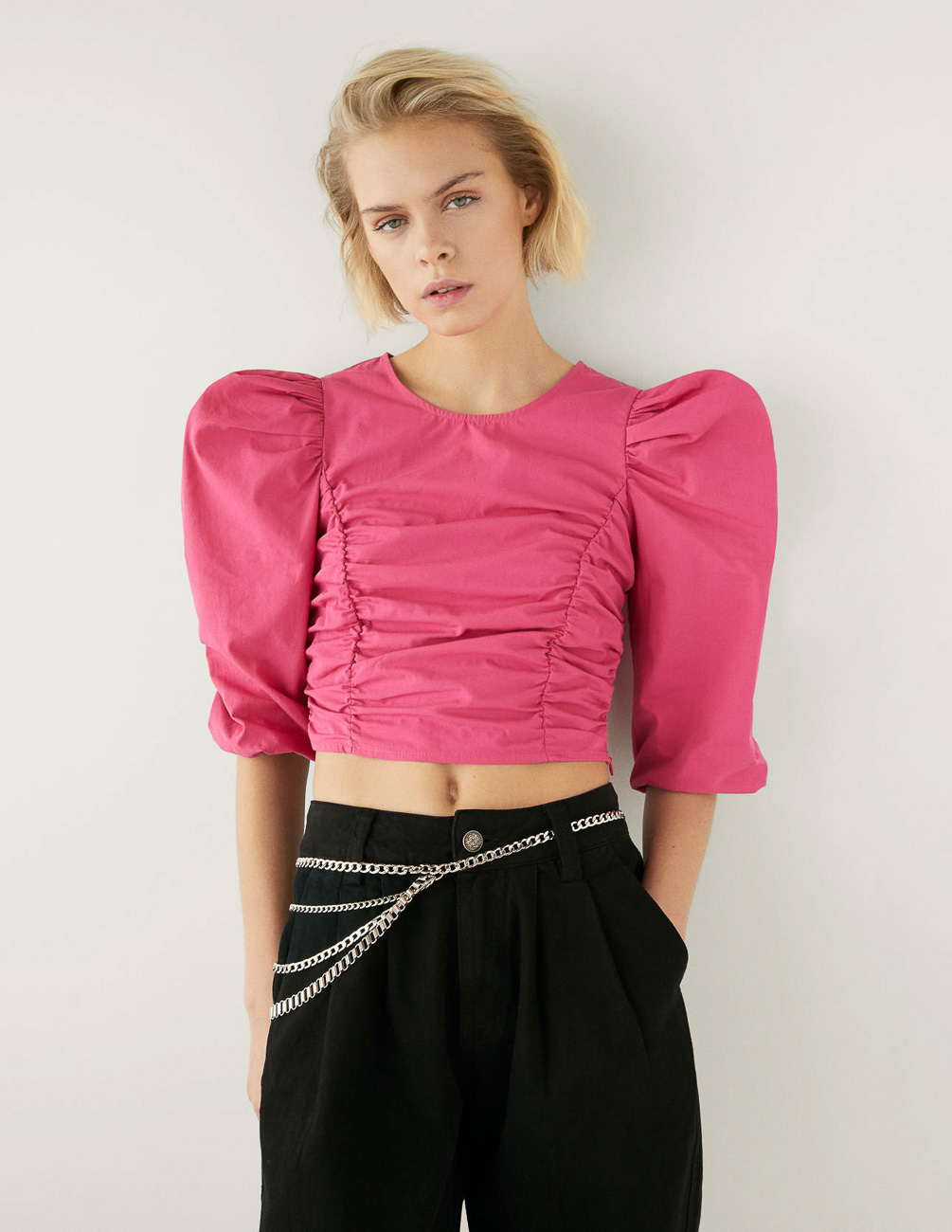 

Блуза Bershka Ж1064445 (0703/168/164) цвет розовый, Блуза Bershka Ж1064445 (0703/168/164) цвет розовый XS