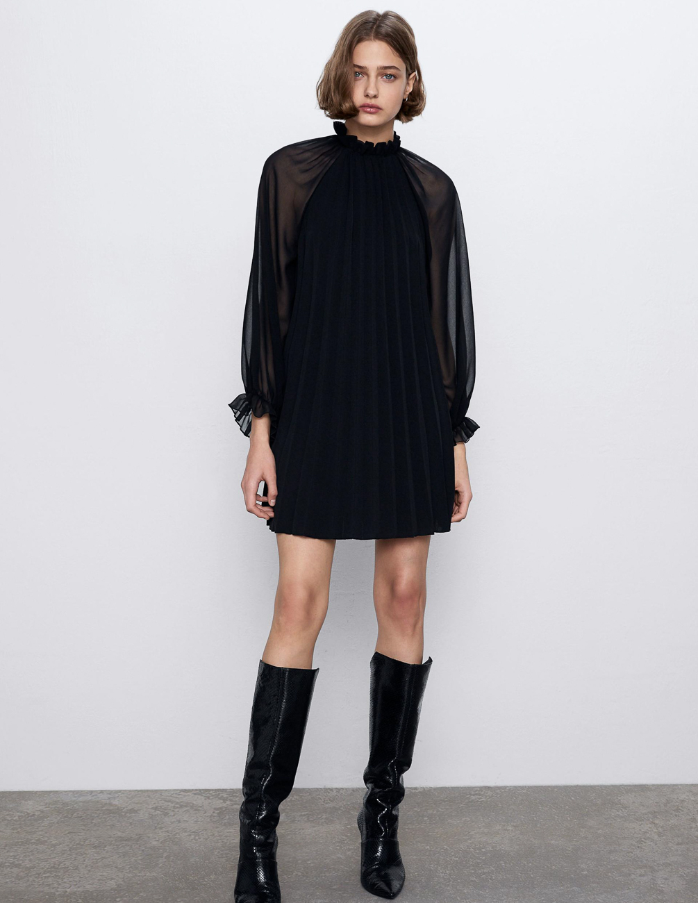 

Платье Zara Ж1064282 (4437/044/800) цвет черный M