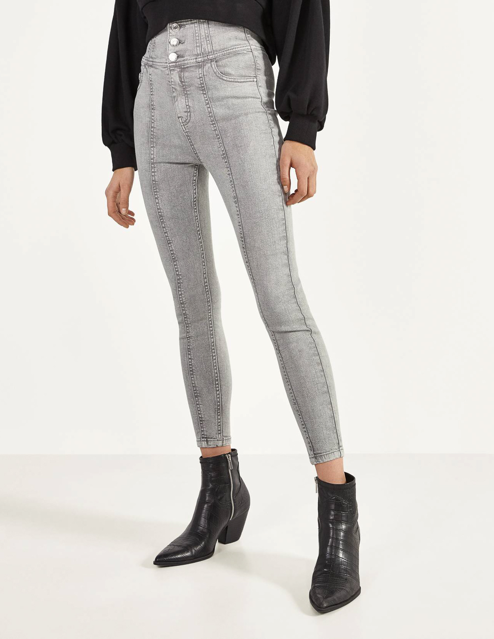 

Джинсы Bershka Ж1064505 (0049/665/811) цвет серый, Джинсы Bershka Ж1064505 (0049/665/811) цвет серый XXS