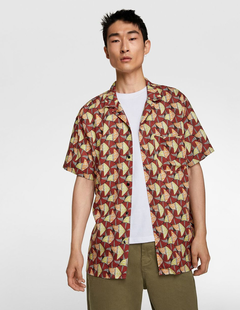

Рубашка к/р Zara М0109102 (0840/429/600) цвет разноцветный L